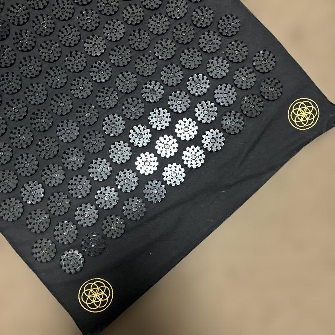 美品♡シャクティマット＆枕セット 黒　ブラック　正規品