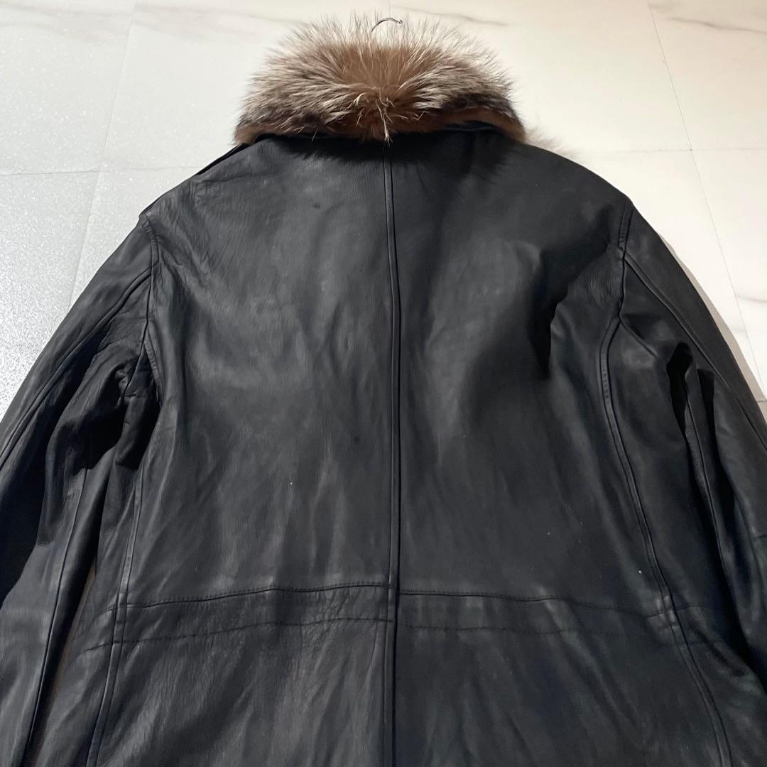 入手困難✨ イサムカタヤマバックラッシュ オイルドレザーコート ブラック