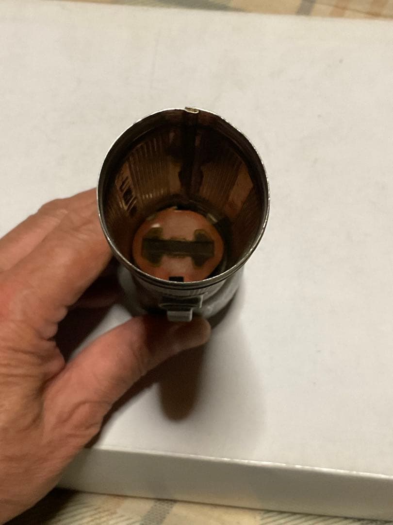 NOVEL・昭和の懐中電灯。フラッシュライト。【中古品　昭和ノスタルジー】