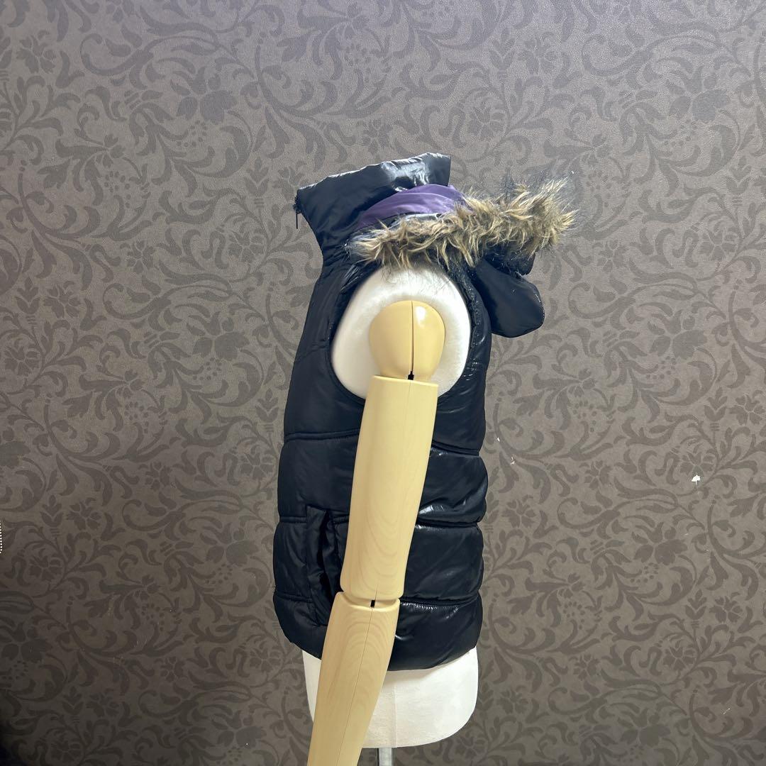 【2508】 00s 【Archive】 y2k ファーベスト　ブラック　黒