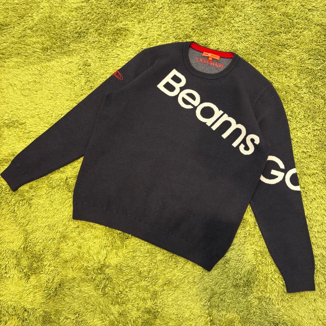 BEAMS GOLF ビームスゴルフ ニット セーター ネイビー Mサイズ