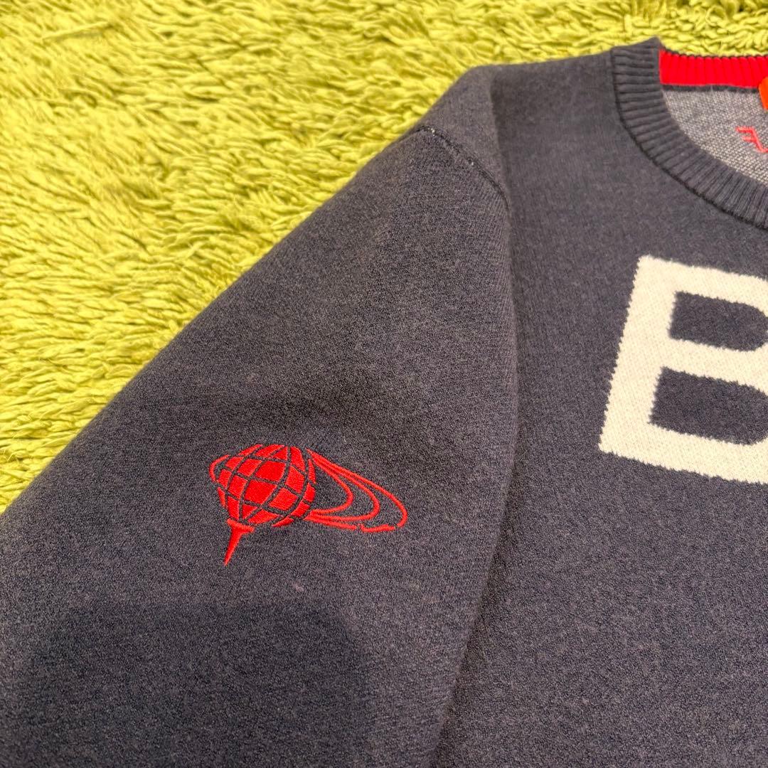 BEAMS GOLF ビームスゴルフ ニット セーター ネイビー Mサイズ