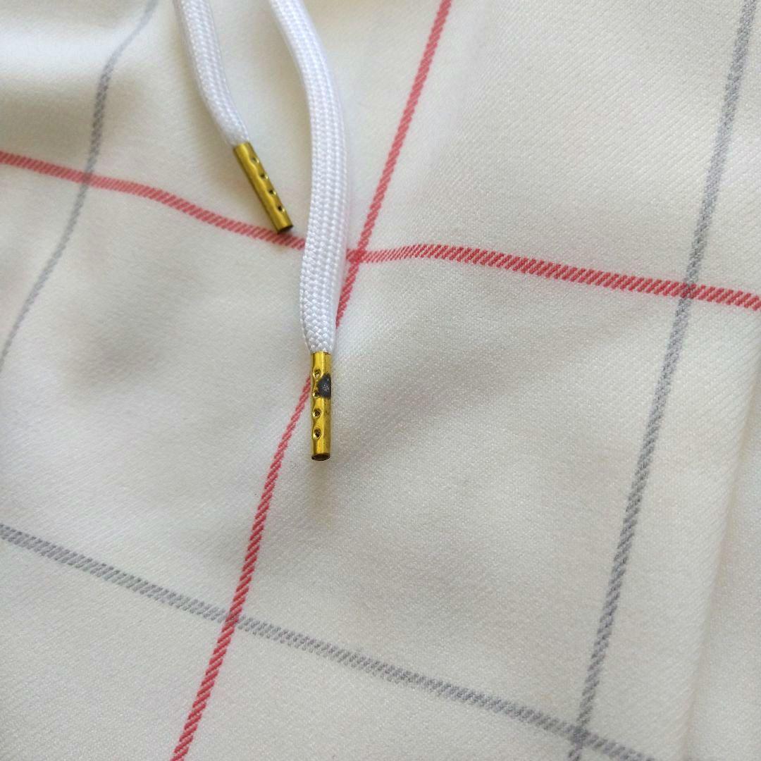 23区ゴルフニットスカート上下セットレディースゴルフウェアピンクチェック美品秋冬