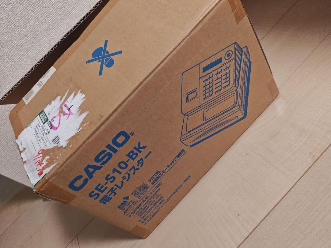カシオレジスター　se-s10-bk 電子レジ