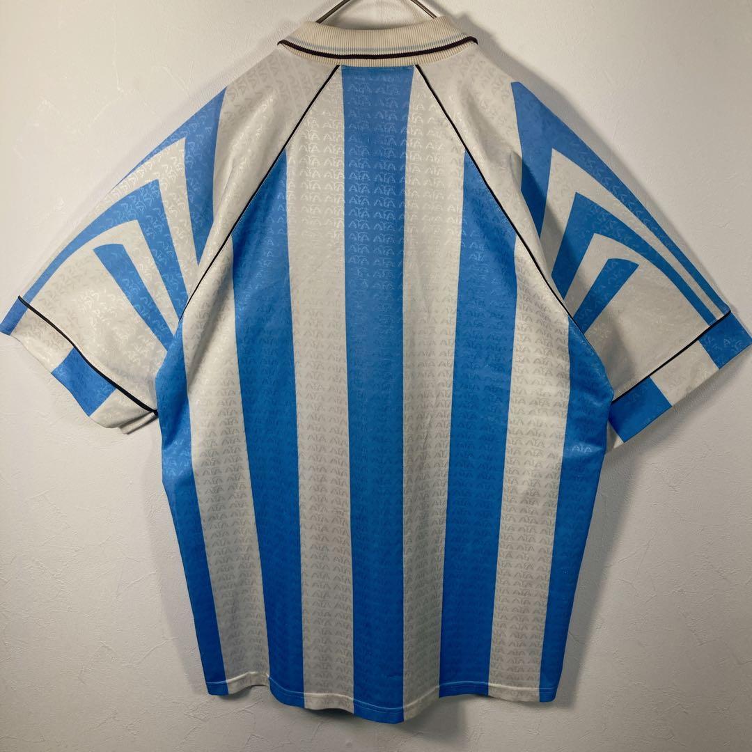 90s adidas アルゼンチン代表 ポロシャツ ユニホーム　L