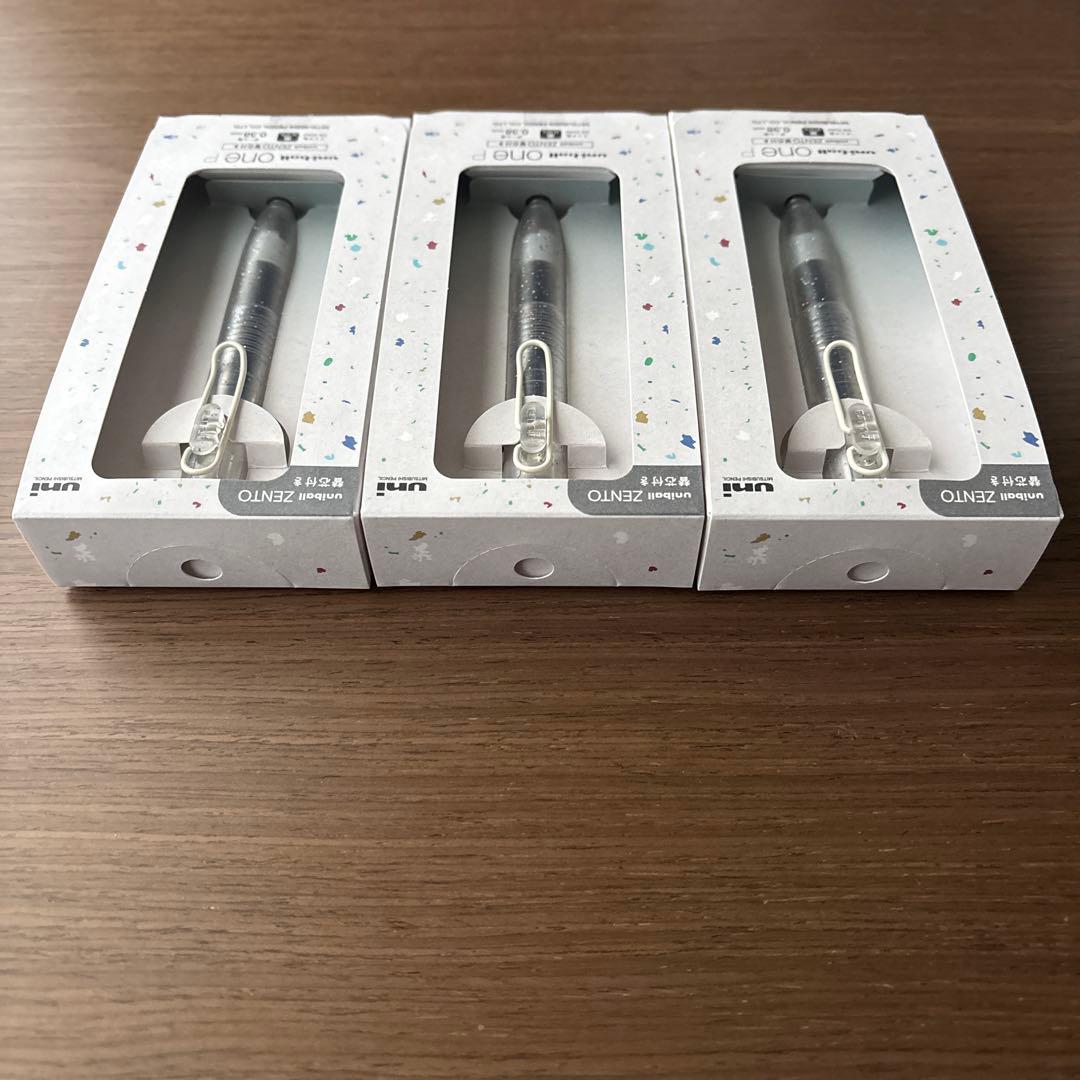 【新品未開封】uni-ball one P いろがみ ZENTO替芯付き　３箱