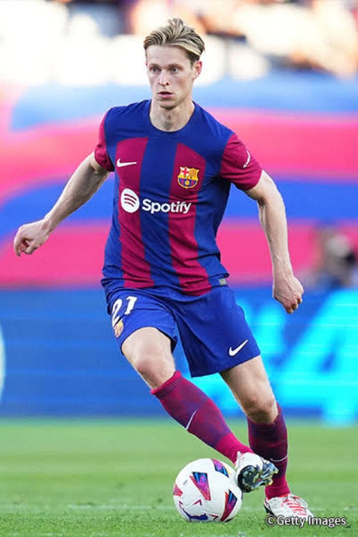 正規品バルセロナ 23/24 ユニフォーム ホーム レプリカ #21.デ・ヨング