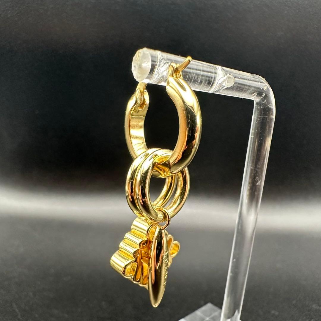 極美品✨　LOEWE　ロエベ　ピアス　ロゴ　希少　刻印　1402