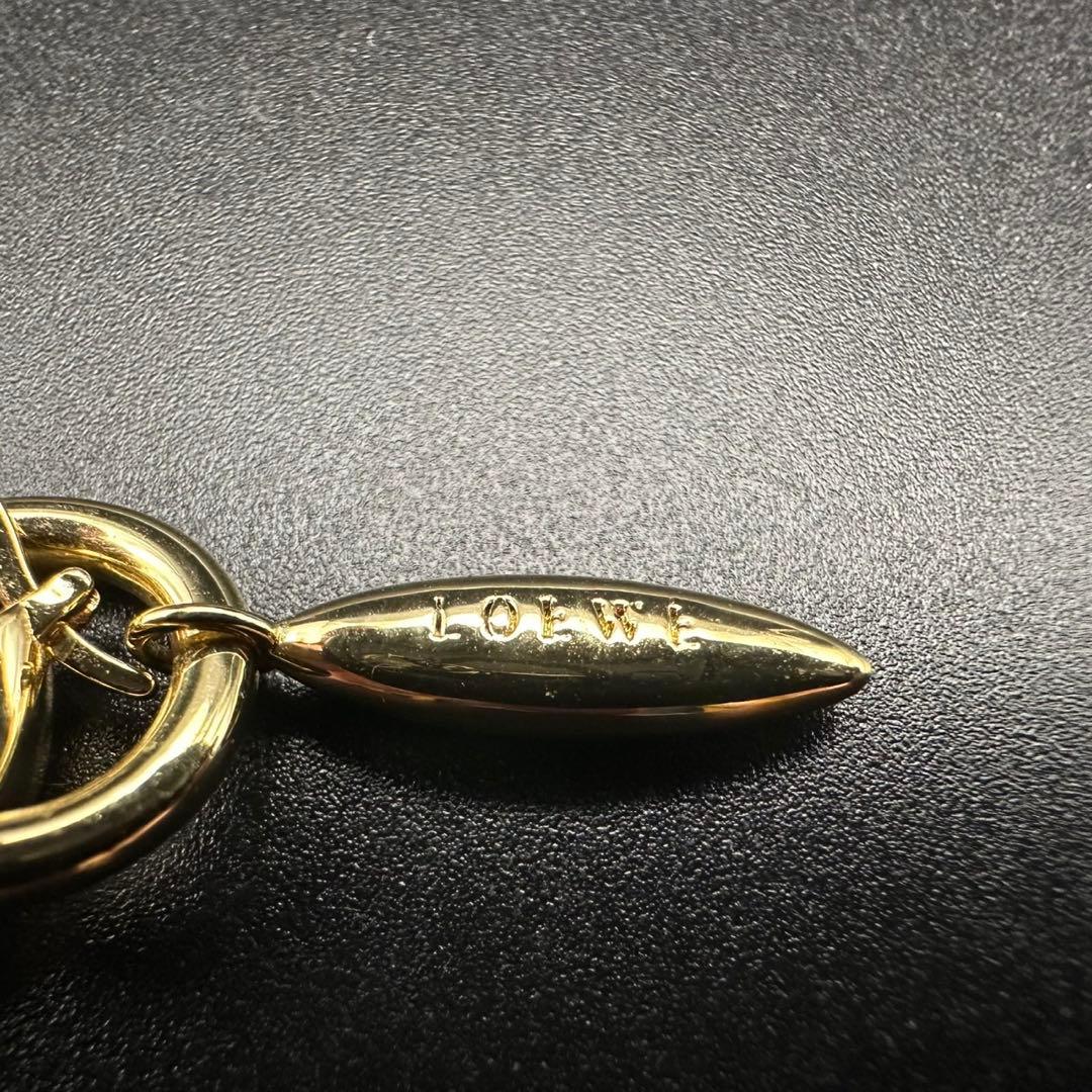 極美品✨　LOEWE　ロエベ　ピアス　ロゴ　希少　刻印　1402