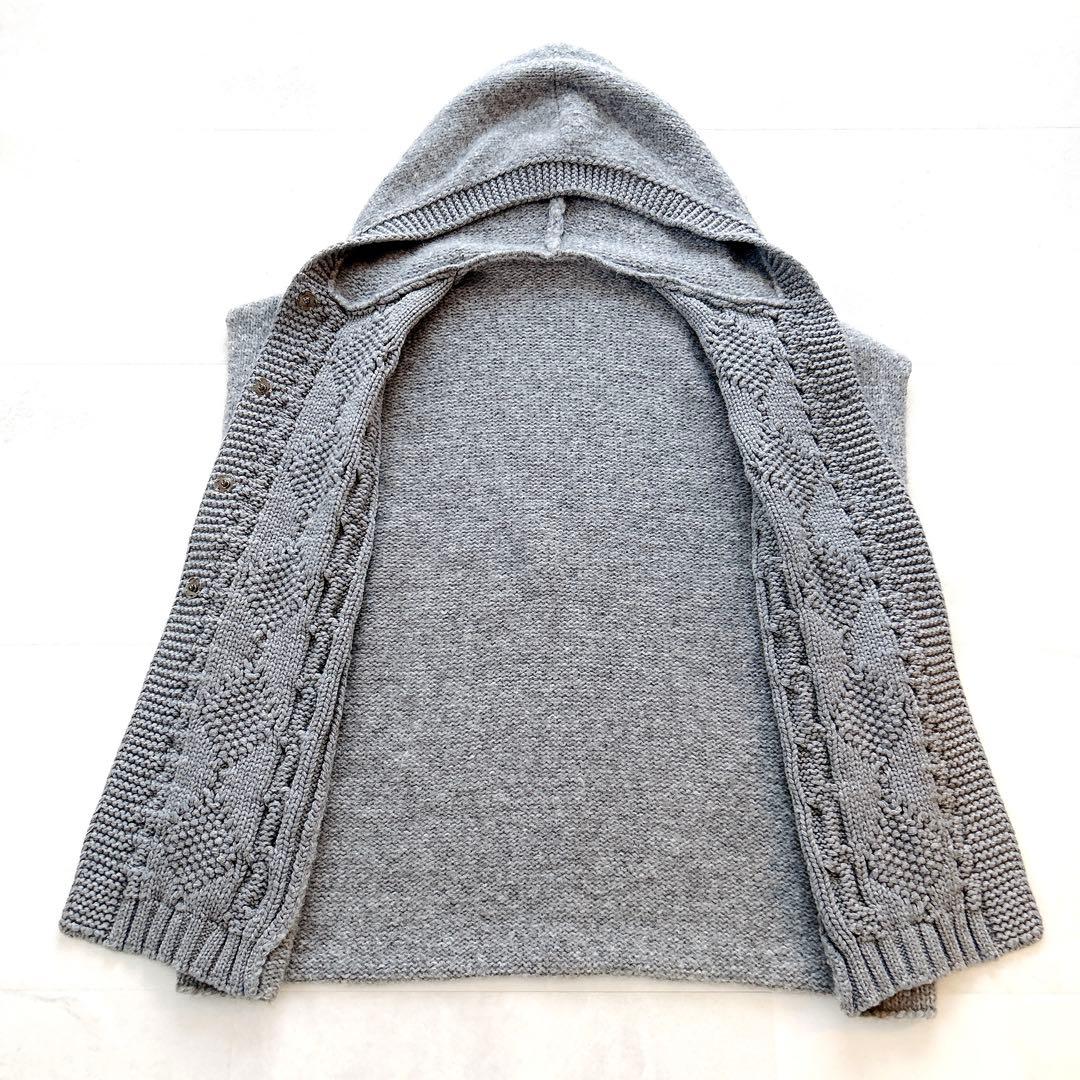 人気✨カッシュフォーレリアンアルパカ混 ニットポンチョベスト現行タグゆったり伊製