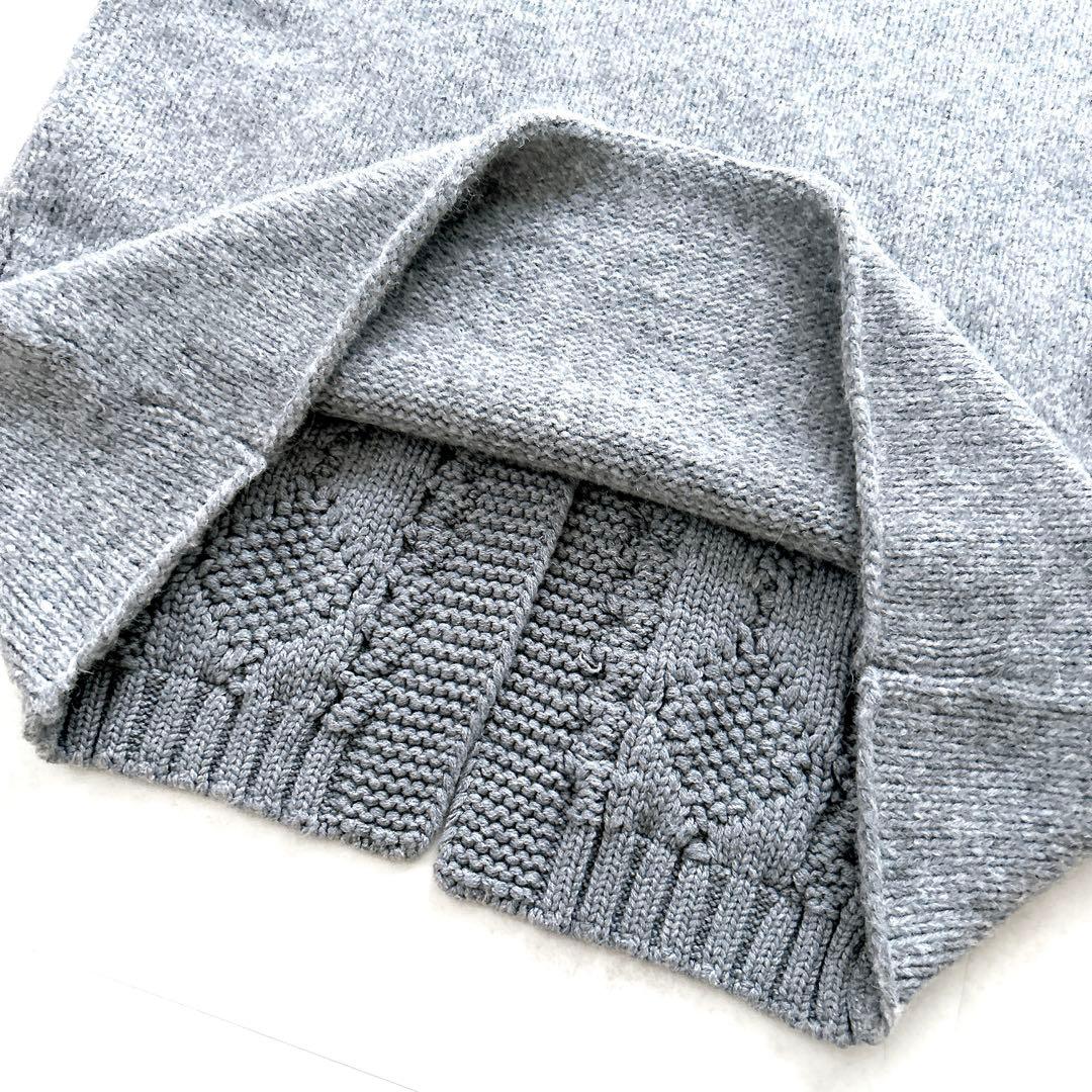 人気✨カッシュフォーレリアンアルパカ混 ニットポンチョベスト現行タグゆったり伊製