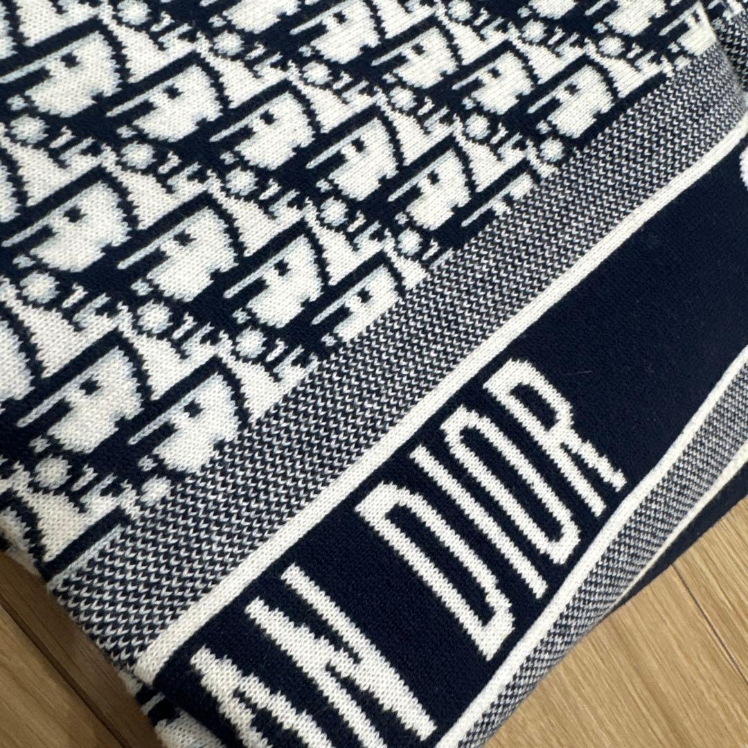 三連休限定値下げ中 CHRISTIAN DIOR ロゴプリント　膝掛け