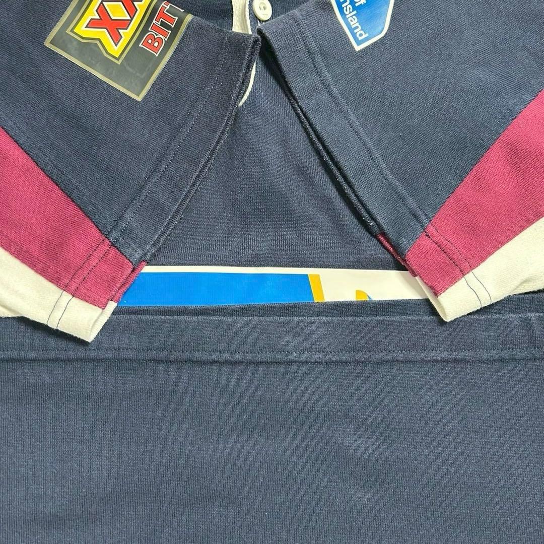 00's Canterbury クイーンランドレッズ 半袖 ラガーシャツ