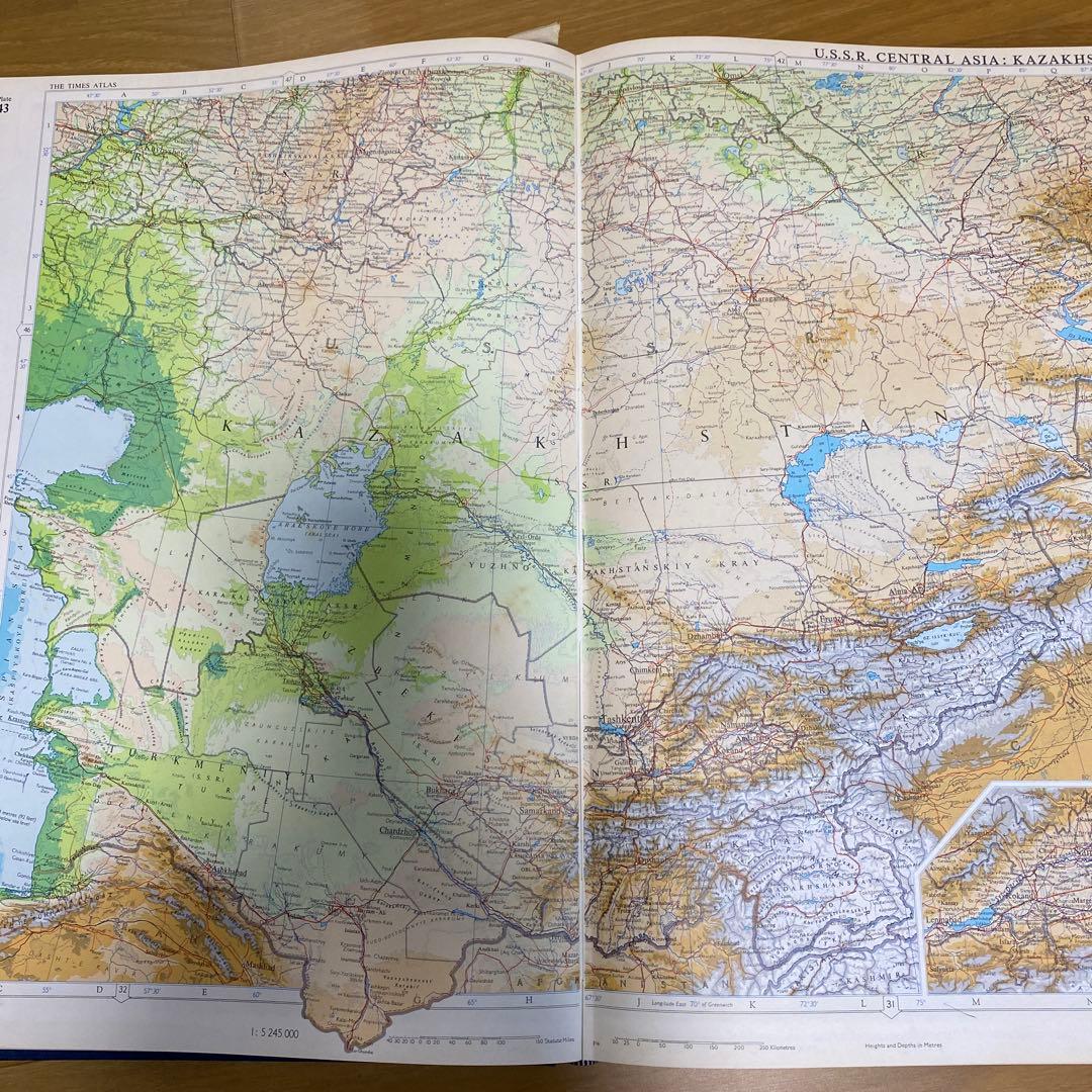 大判世界地図　The times atlas of the world