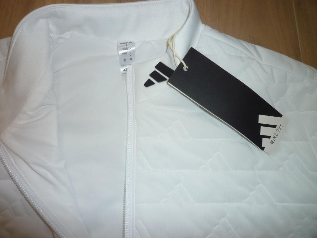 【新品M】アディダスゴルフ 保温 中綿ロゴ キルトジャケット