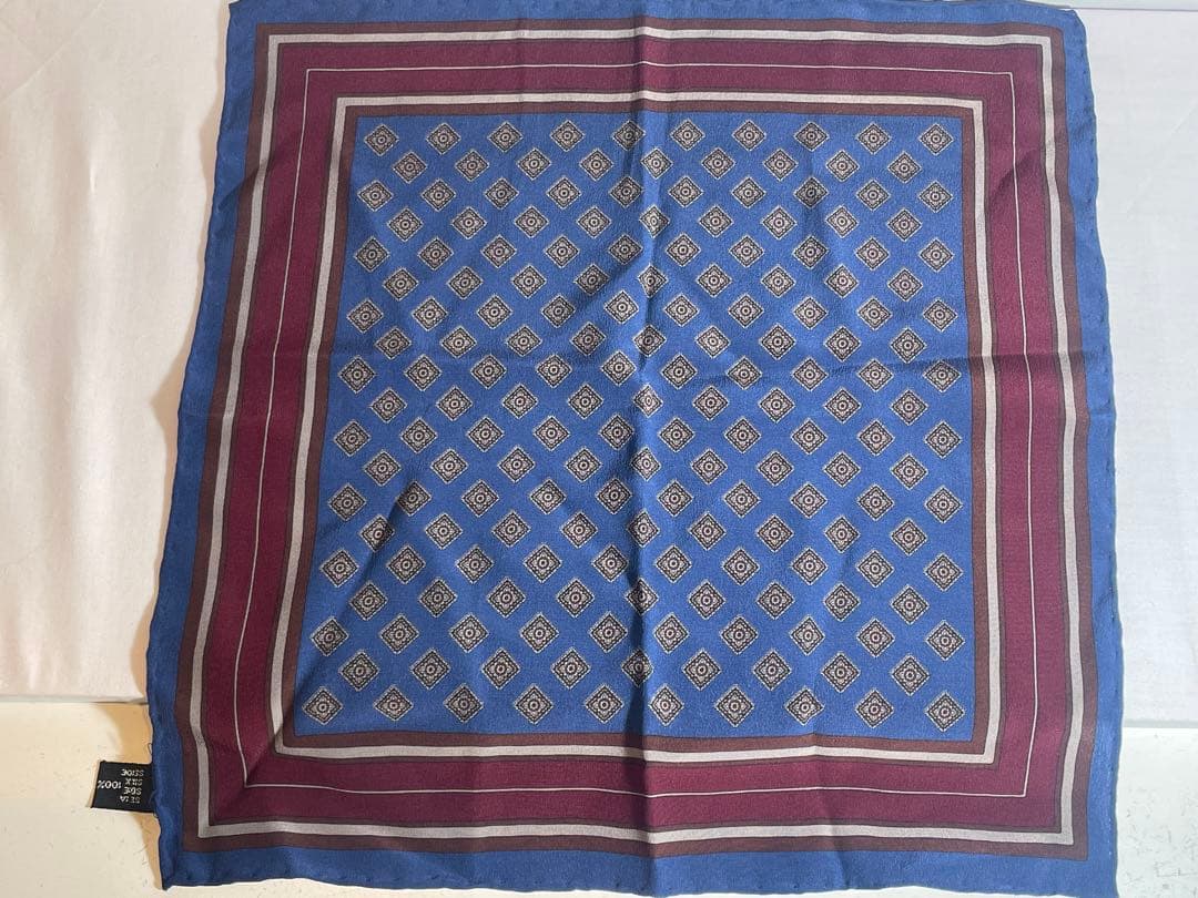 未使用ブランドハンカチまとめ9枚エルメス バーバリー ダックス イブサンローラン