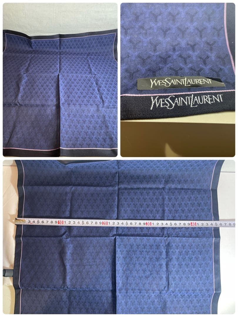 未使用ブランドハンカチまとめ9枚エルメス バーバリー ダックス イブサンローラン