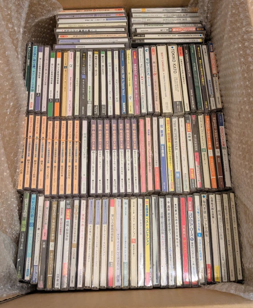 演歌 歌謡曲 歌手 邦楽オムニバス CD まとめ売り 処分 大量 約180枚