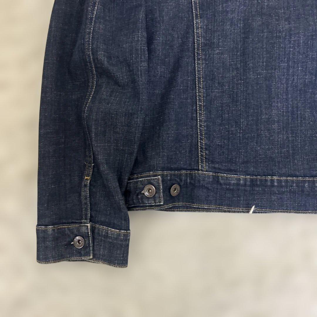 【極美品】ポロジーンズ 三角タグ デニムジャケット 濃紺　Lサイズ