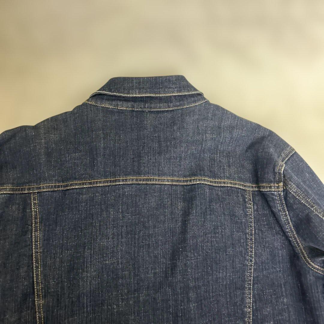 【極美品】ポロジーンズ 三角タグ デニムジャケット 濃紺　Lサイズ