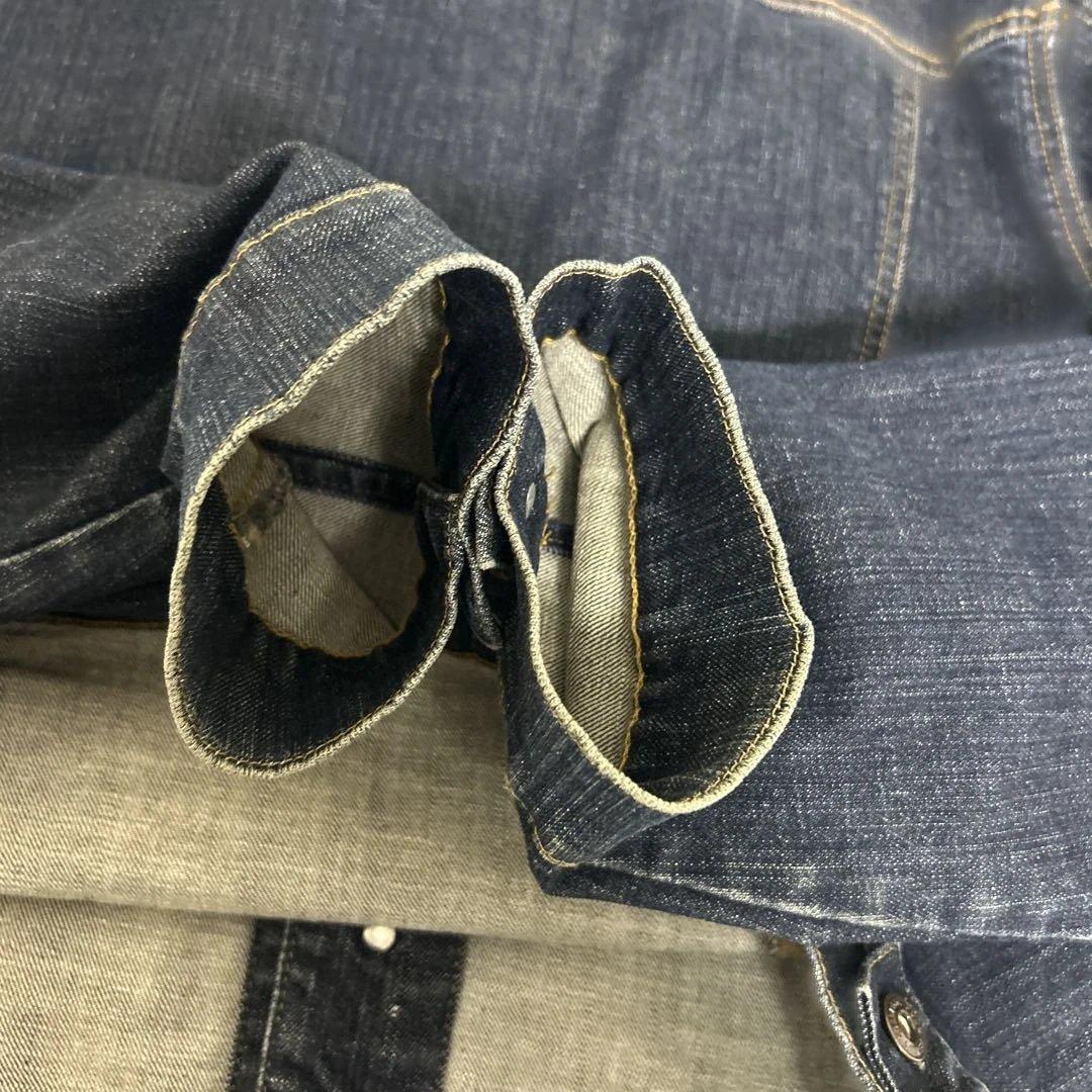 【極美品】ポロジーンズ 三角タグ デニムジャケット 濃紺　Lサイズ