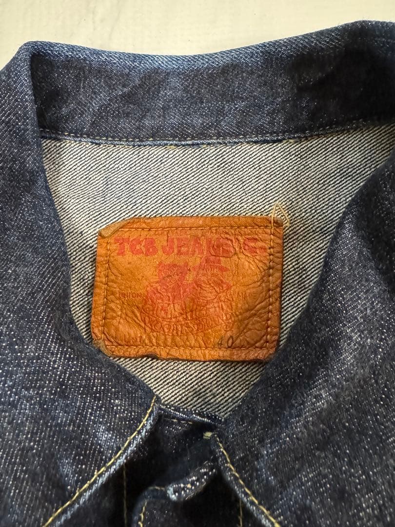 m*t様 TCB 大戦モデル　S40's Gジャン　希少　赤タブ　サイズ40 キ