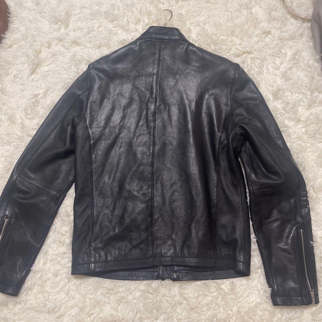 ハウスオブブルース　ライダースジャケット　黒　革