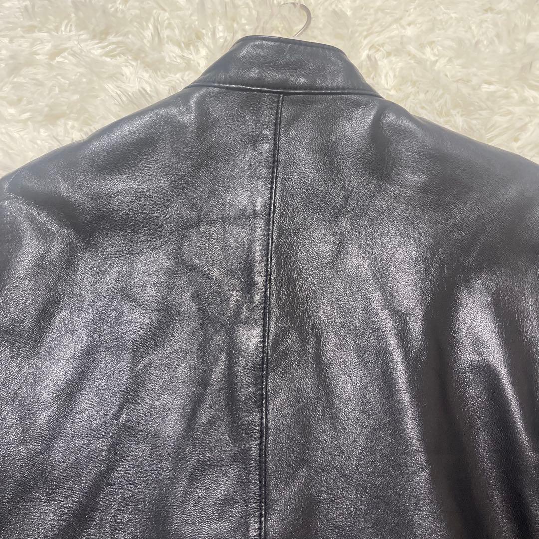 ハウスオブブルース　ライダースジャケット　黒　革