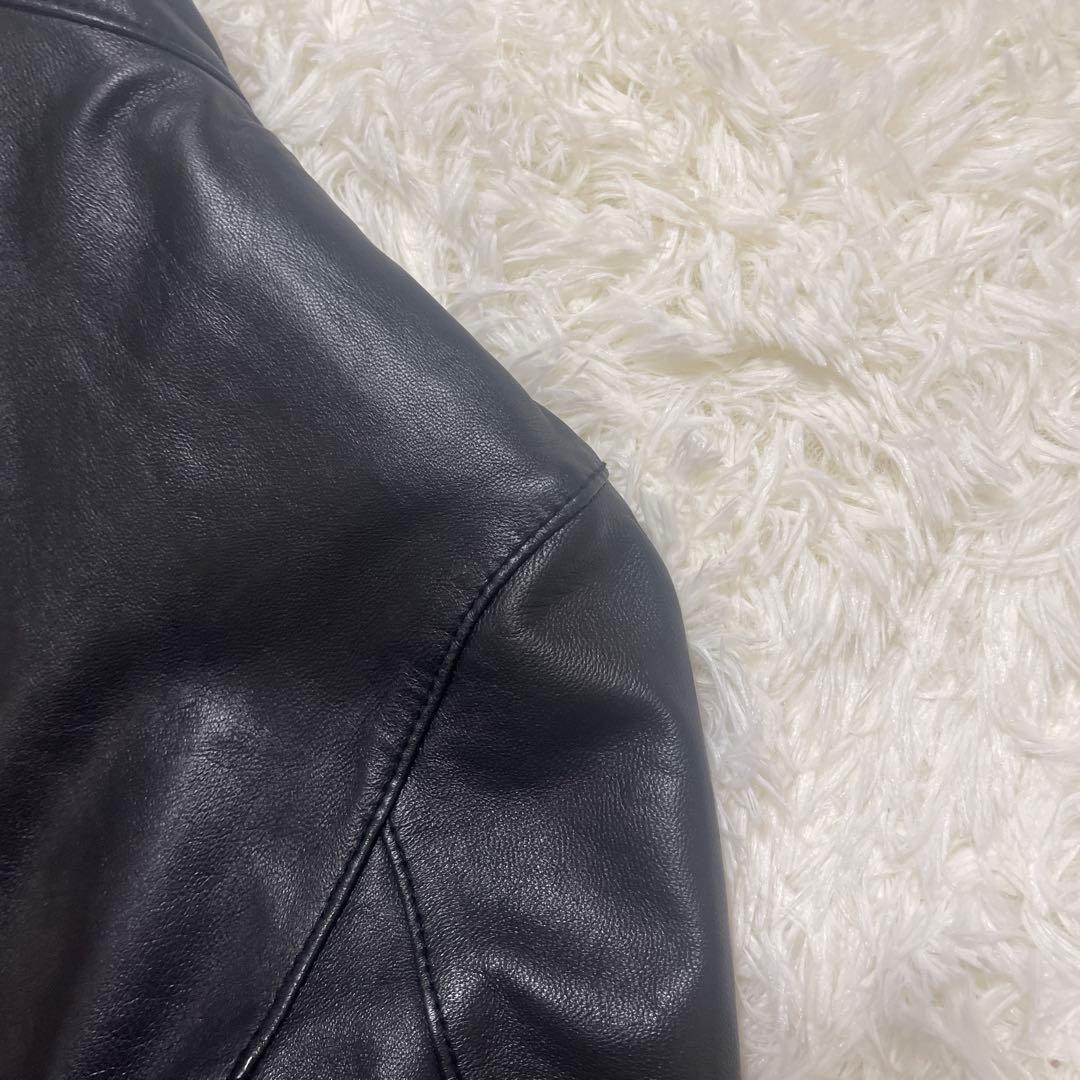 ハウスオブブルース　ライダースジャケット　黒　革