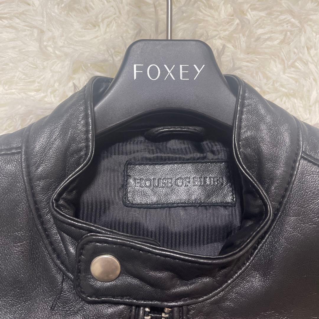 ハウスオブブルース　ライダースジャケット　黒　革