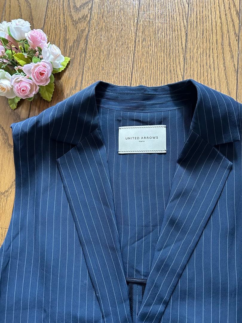 ☆専用です☆UNITED ARROWS☆ストライプ レース ベスト☆☆