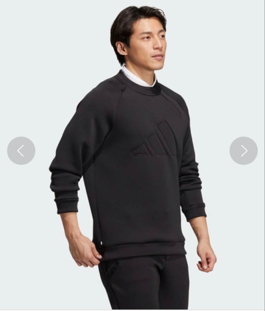 ヤ*マ様 ADIDAS GOLF ダンボールニット スウェット S ブラック