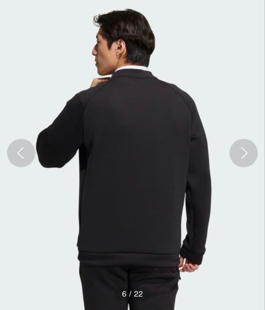 ヤ*マ様 ADIDAS GOLF ダンボールニット スウェット S ブラック