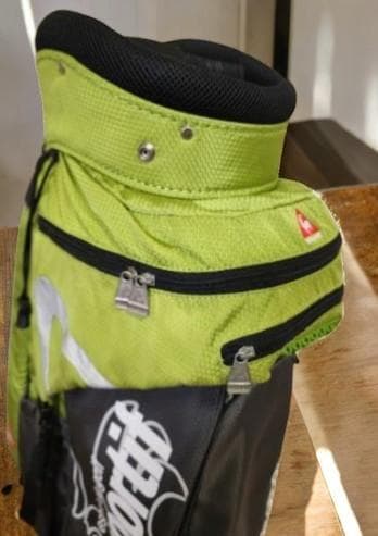 送料無料/超美品　le coq sportif ゴルフバッグ オリーブグリーン