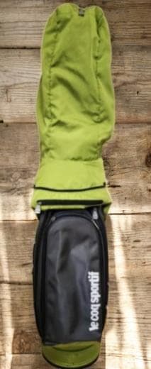 送料無料/超美品　le coq sportif ゴルフバッグ オリーブグリーン