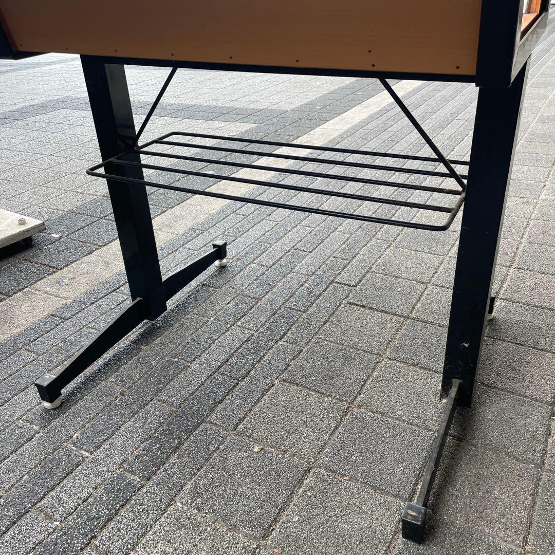 現品限り　ツヤマ　お好み焼きテーブル 鉄板焼きテーブル　鉄板付き