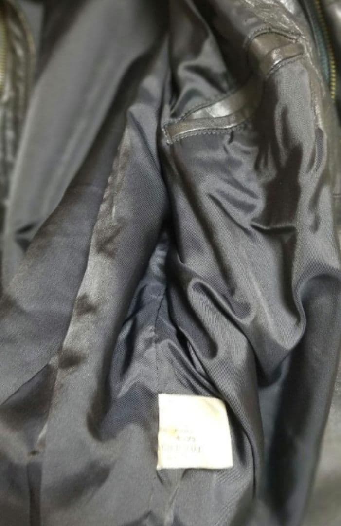 短丈　90s ヴィンテージ 本革 レザーボンバージャケット M