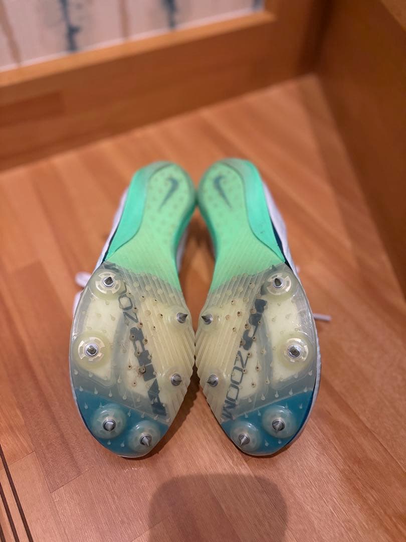 【 マサ 】Nike スパイク エアズームマックスフライ2 ホワイト