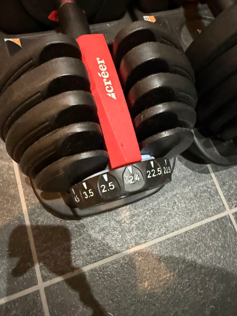 ②créer 調整可能ダンベル　24Kg
