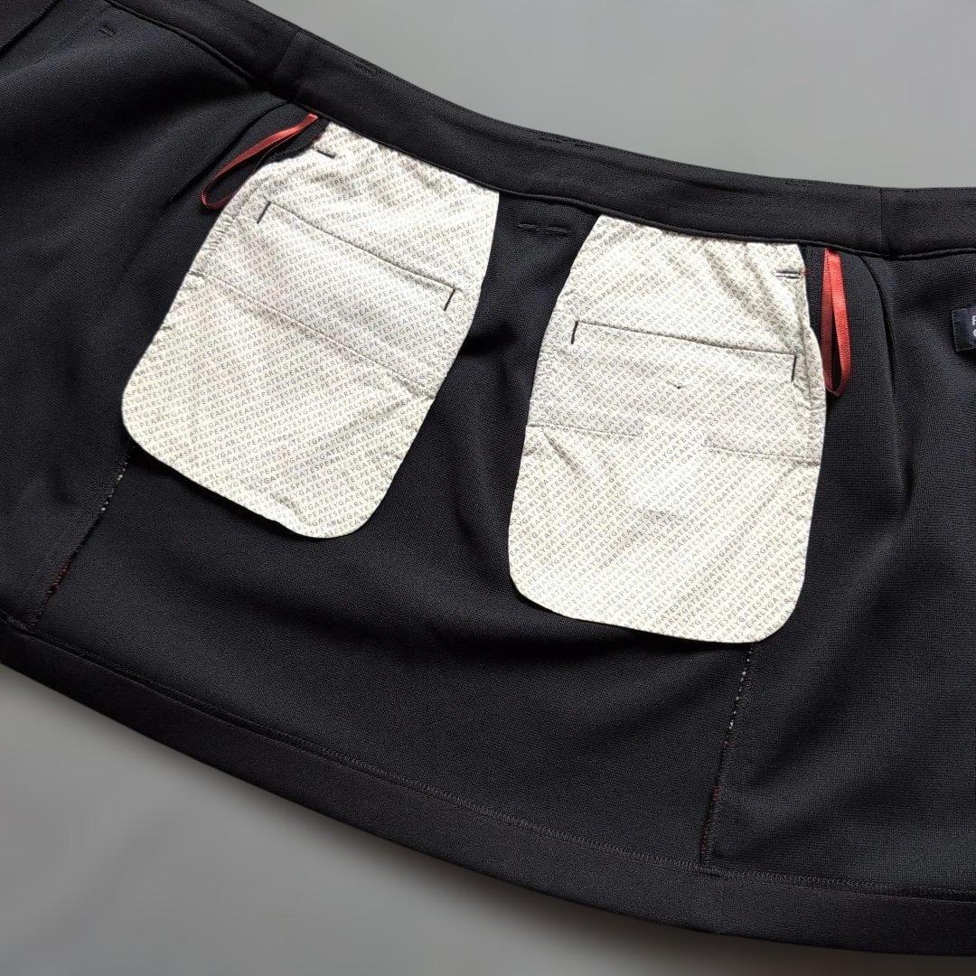 【極美品】パーリーゲイツゴルフ　2023年モデルチェック柄切替しスカート　M