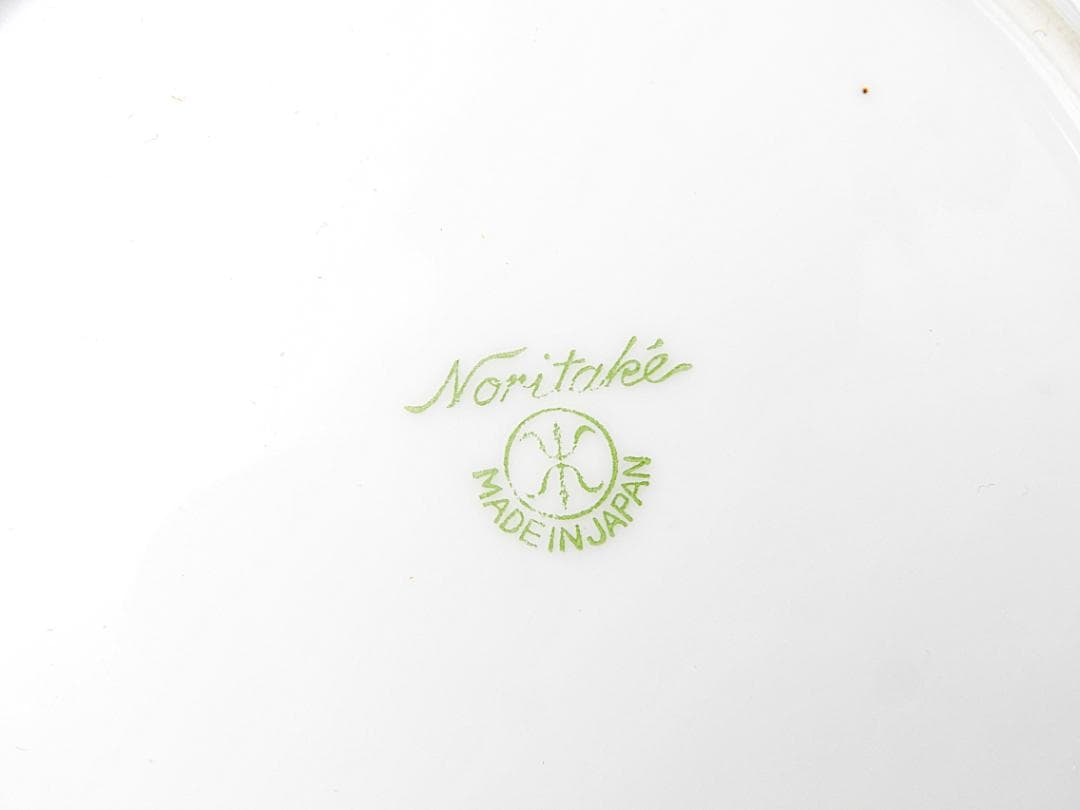 オールドノリタケ 金彩 ターコイズ 薔薇 カップ トリオ