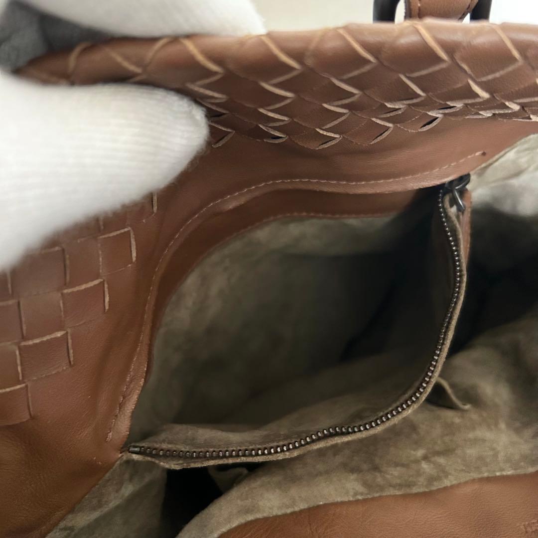 ■高級感■BOTTEGA VENETA イントレチャート　トートバッグ　ブラウン