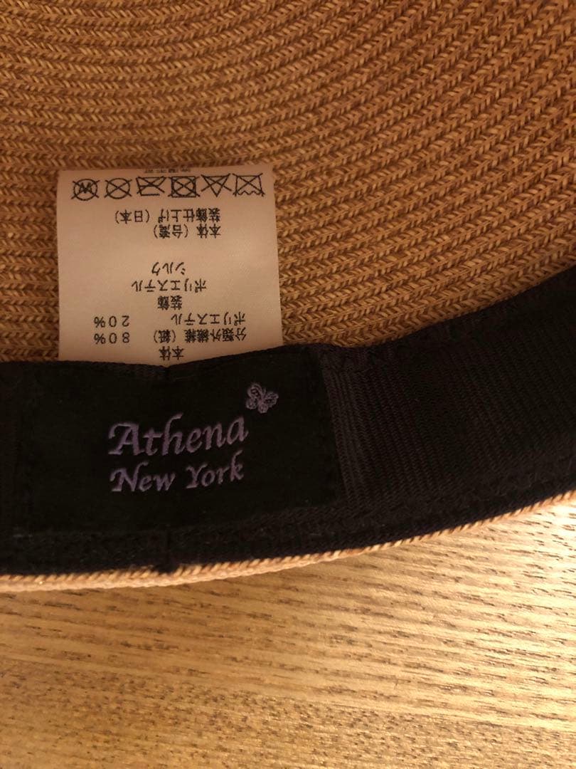 Athena New York 麦わら帽子