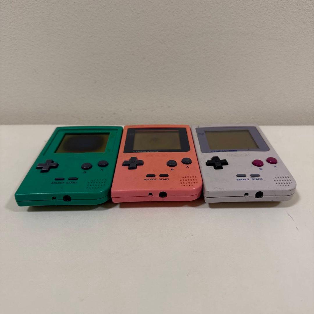 Game boy pocket 3台　ジャンク