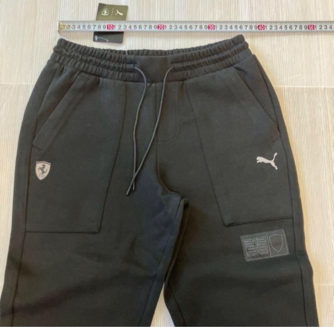 送料無料 新品 PUMA×FERRARI セットアップ L(USサイズM) 黒