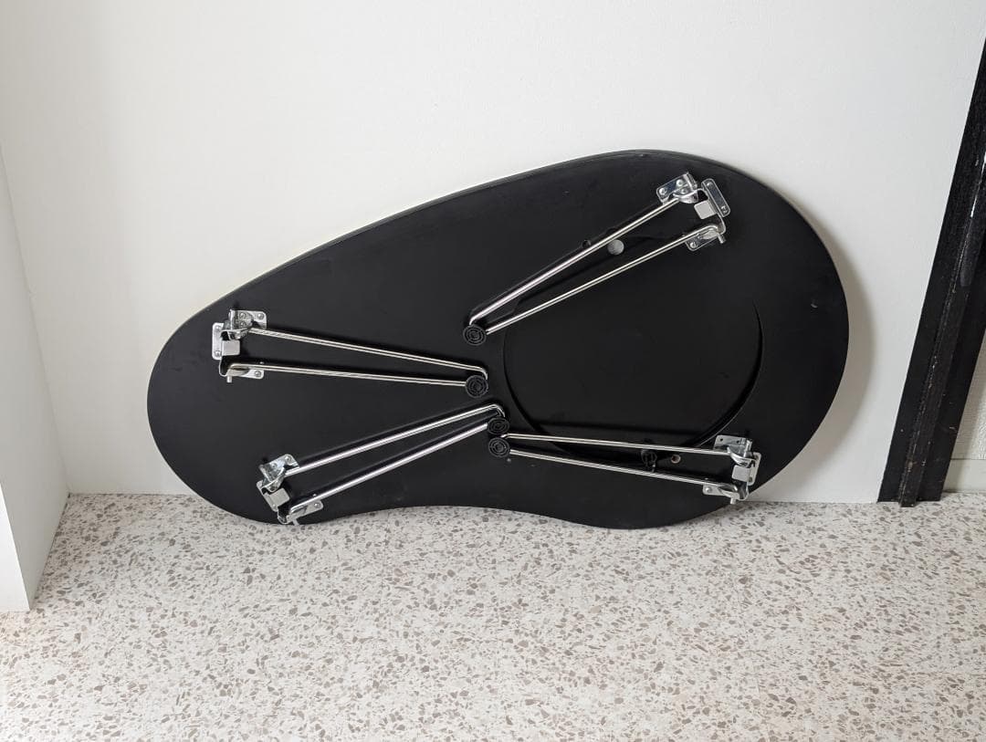 90s ビンテージ 折りたたみテーブル ビーンズ型 スペースエイジ レトロポップ