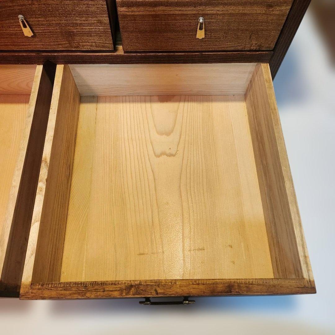 和ダンス リメイク キャビネット 割れないモールガラス風 昭和レトロ 一点物　１