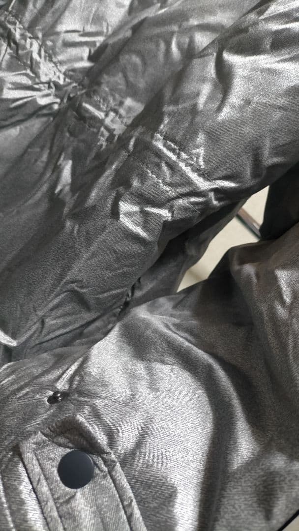 新品タグ付き！ナイキ ビンテージ00s y2k メタリック裏地ボアベンチコート