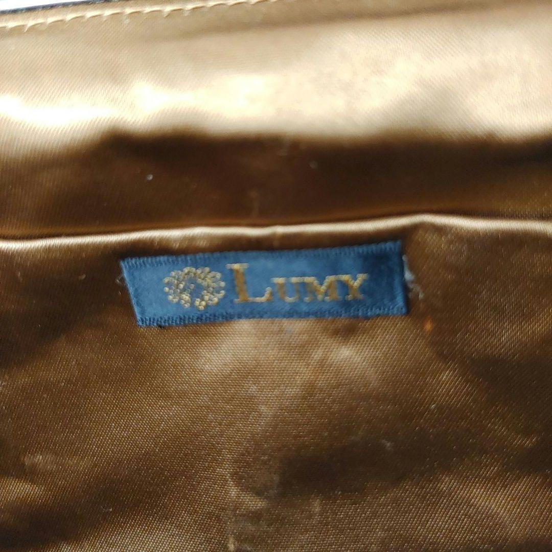 ルミーはしもと 総ビーズ ハンドバッグ がま口 皇室御用達 アンティークビジュー