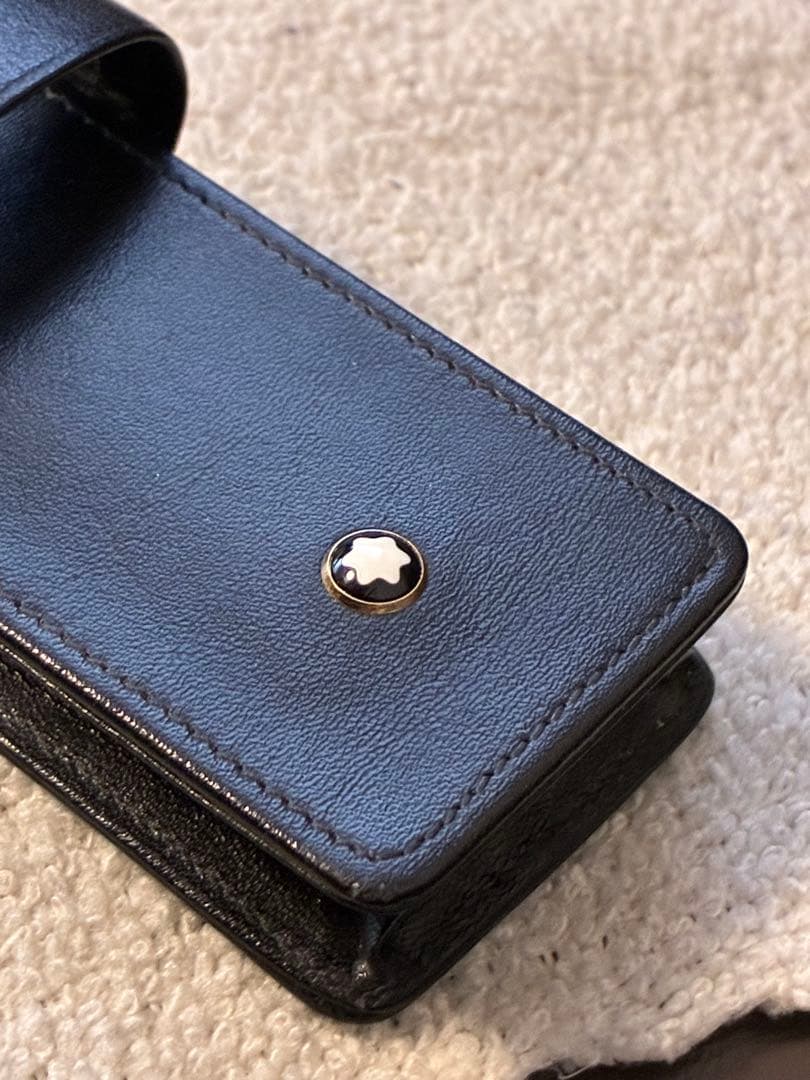 ◾️MONT BLANC モンブラン◾️ペンケース◾️SIENA シエナ 2本差し◾️